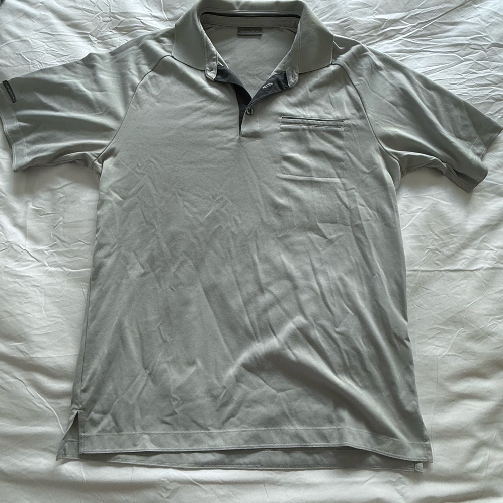 Ashworth Light Gray Polo Shirt